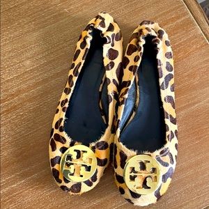 Tori Burch Leopard print flats